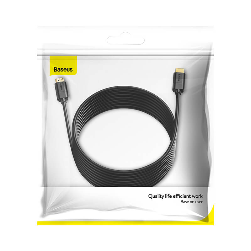 CABLE HDMI 2.0 4K 60HZ 18GBPS 3MTS NEGRO BASEUS