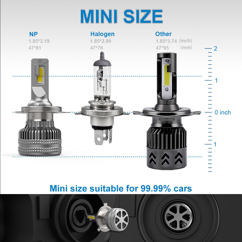 AMPOLLETA LUZ LED DE AUTO NAOEVO NP (2 PCS)