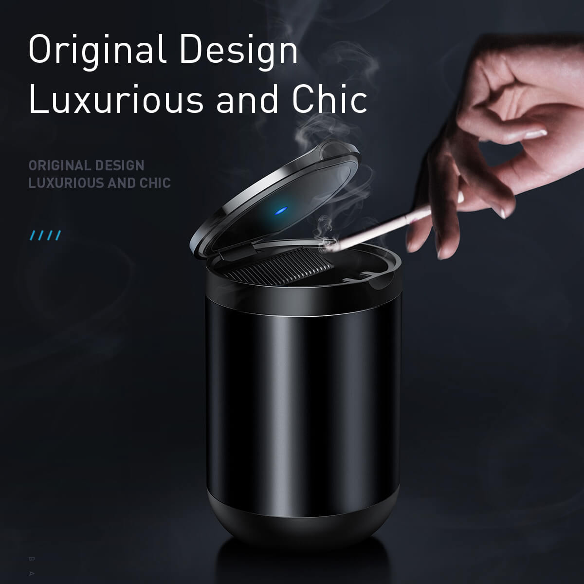 CENICERO PORTATIL ELEGANTE PARA AUTO BASEUS