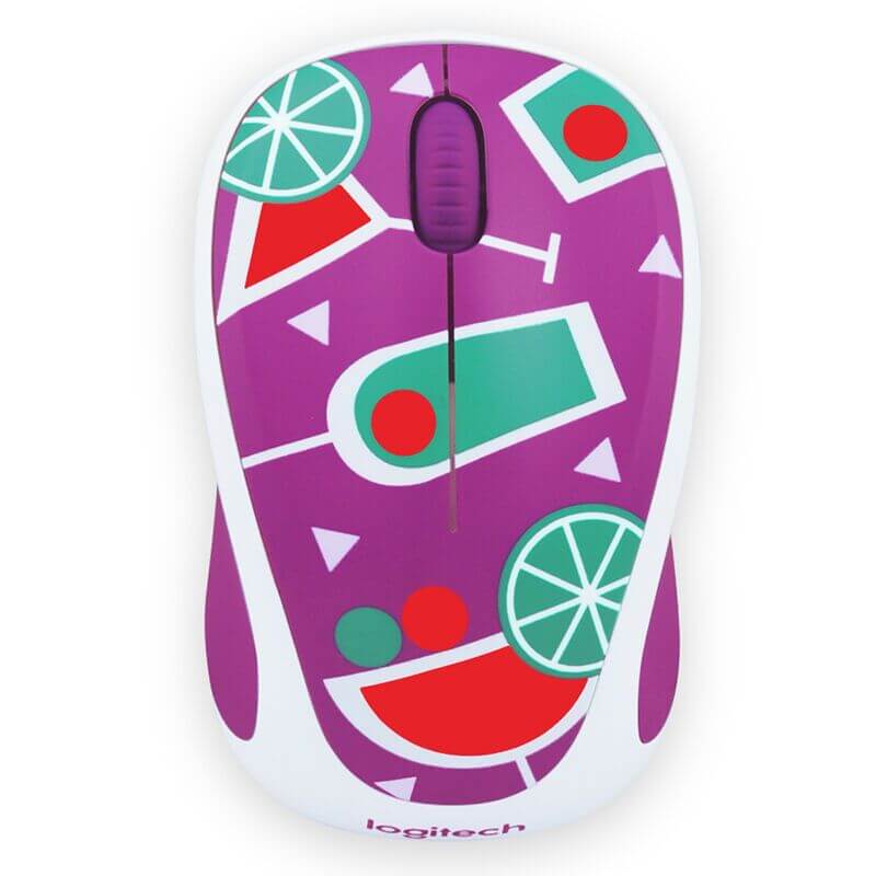 MOUSE LOGITECH M238 FRUTA TROPICAL MORADO