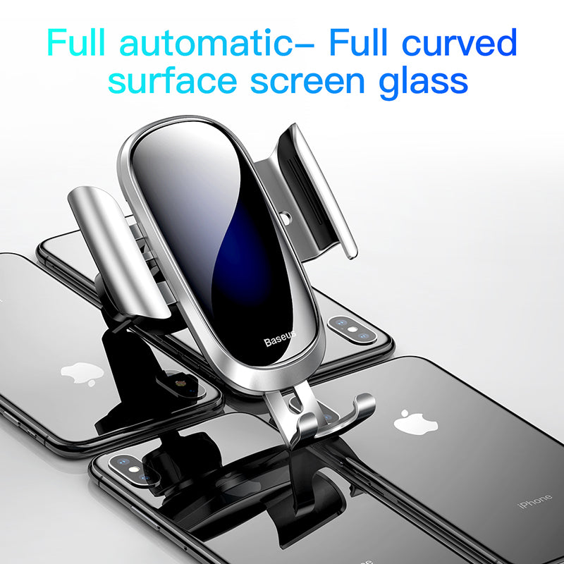 SOPORTE CELULAR PARA AUTO POR GRAVEDAD SALIDA DE AIRE FUTURE GRAVITY NEGRO BASEUS