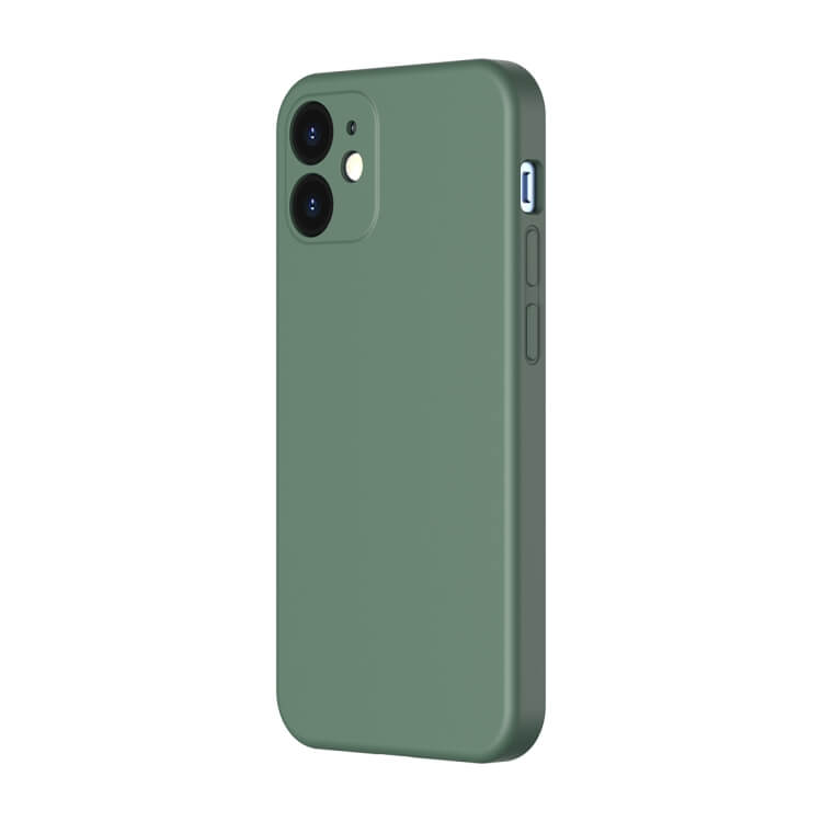 FUNDA DE SILICONA PARA IPHONE 12 VERDE BASEUS