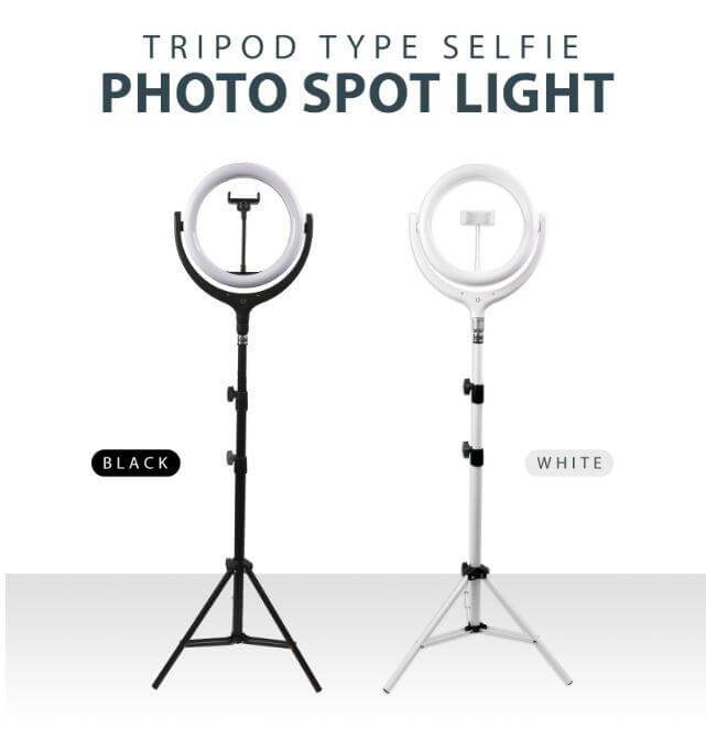 ARO LED PARA SELFIE 26CM NEGRO/BLANCO REMAX LIFE