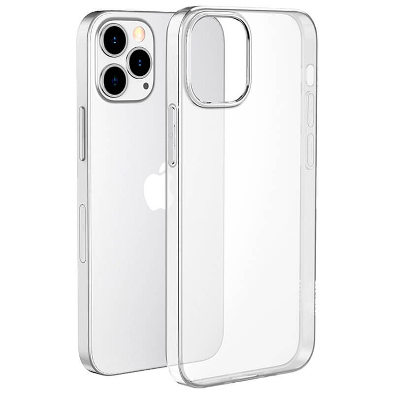 FUNDA DE SILICONA PARA IPHONE 12/12PRO TRANSPARENTE BASEUS