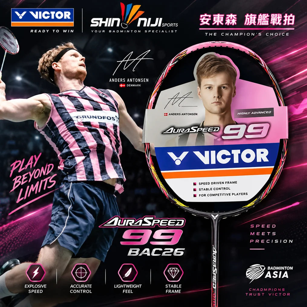 Raqueta Badminton Victor Auraspeed 99 J