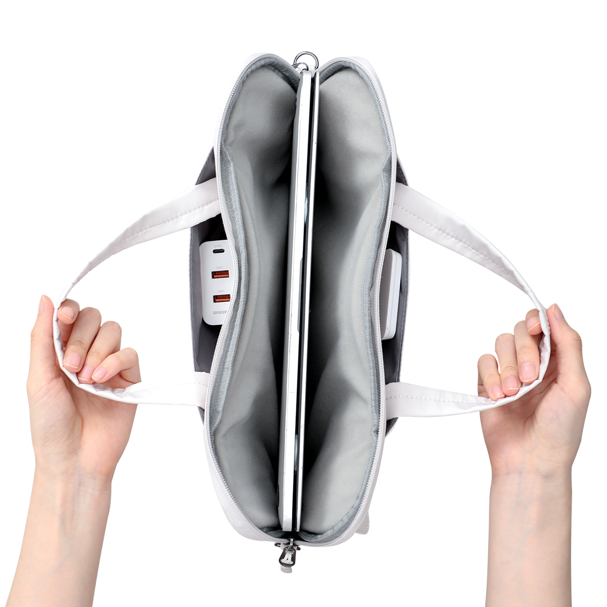 BOLSO PARA NOTEBOOK DE 16 PULGADAS BLANCO BASEUS