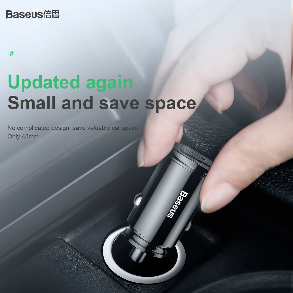 CARGADOR AUTO (C+U) PPS 30W INAUTO CIRCULAR BASEUS