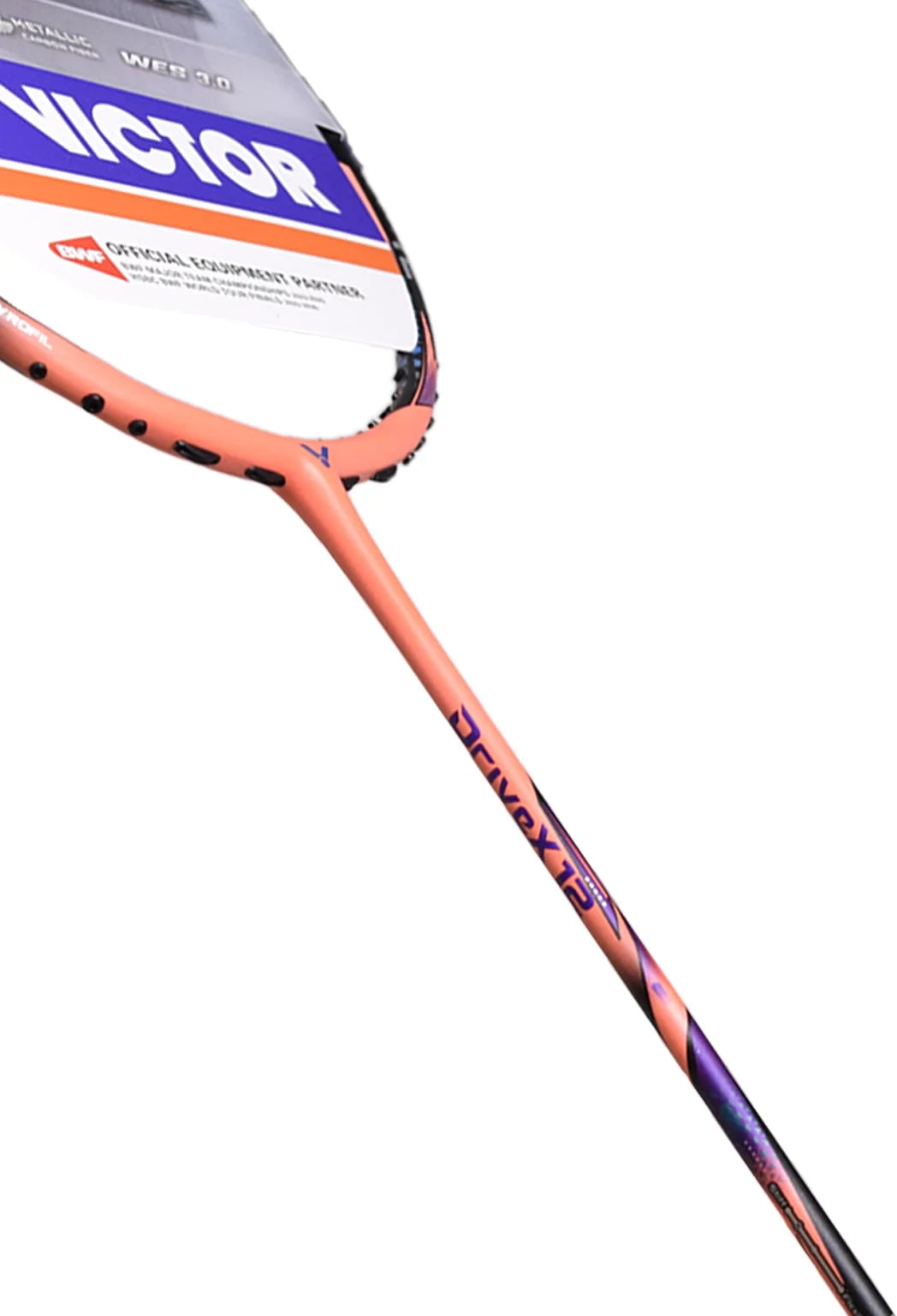 Raqueta Badminton Victor Drive X 12 Salmon 4U