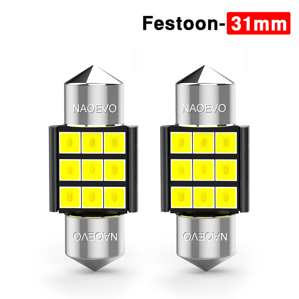 AMPOLLETA LUZ LED DE AUTO NAOEVO NORMAL-C5W (2 PCS)