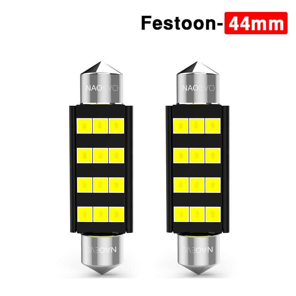AMPOLLETA LUZ LED DE AUTO NAOEVO NORMAL-C5W (2 PCS)