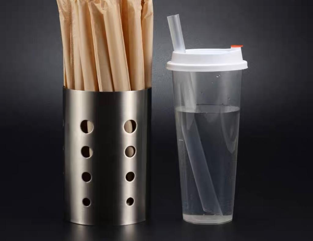 BOMBILLA PLA PARA VASOS PP 700ML COMPOSTABLE 1.2CMX23CM 2000 UNIDADES