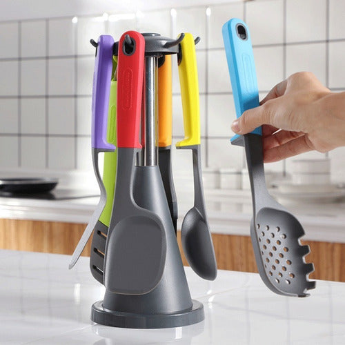 JUEGO DE 7 UTENSILIOS SILICONA DE COCINA MORPHY RICHARDS
