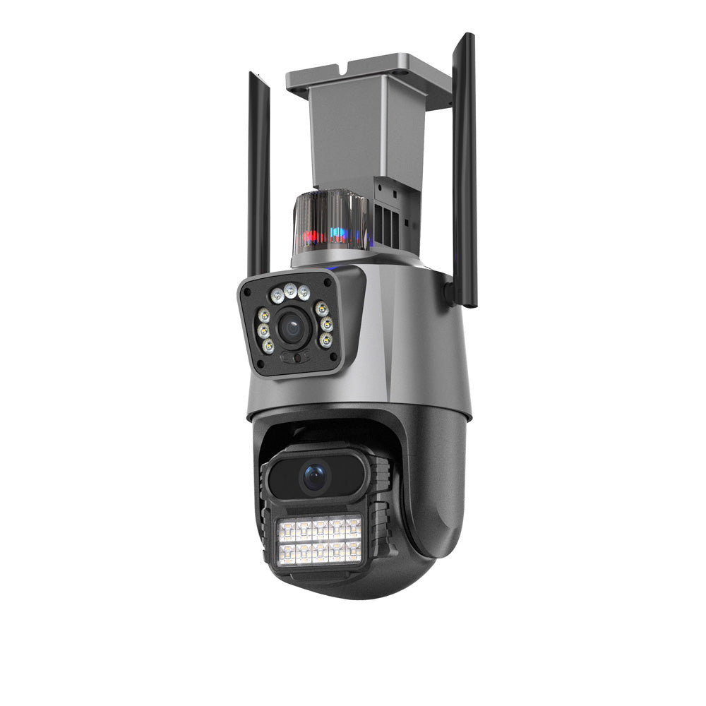 CAMARA PTZ INALAMBRICA EXTERIOR DOBLE LENTE 6MP FHD
