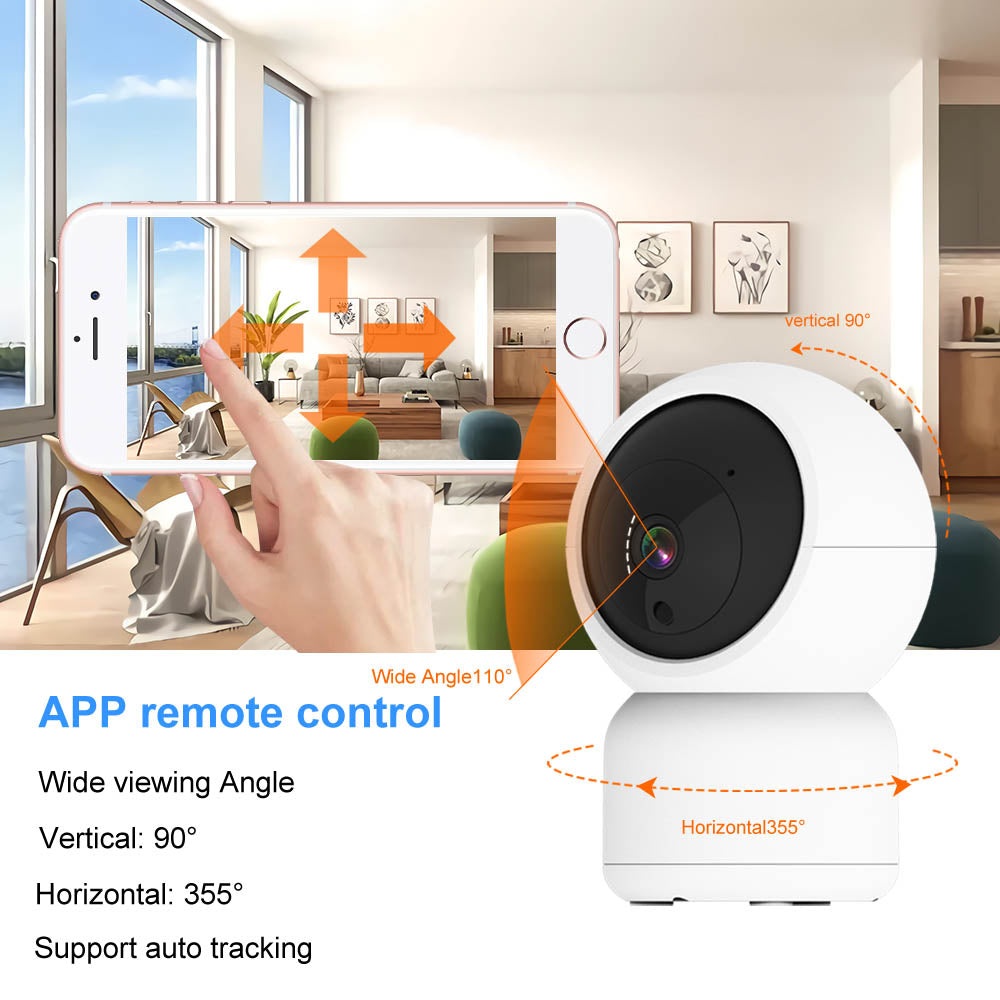 CAMARA DE SEGURIDAD ROBÓTICA ICSEE INTERIOR PARA MASCOTAS Y NIÑOS 3MP