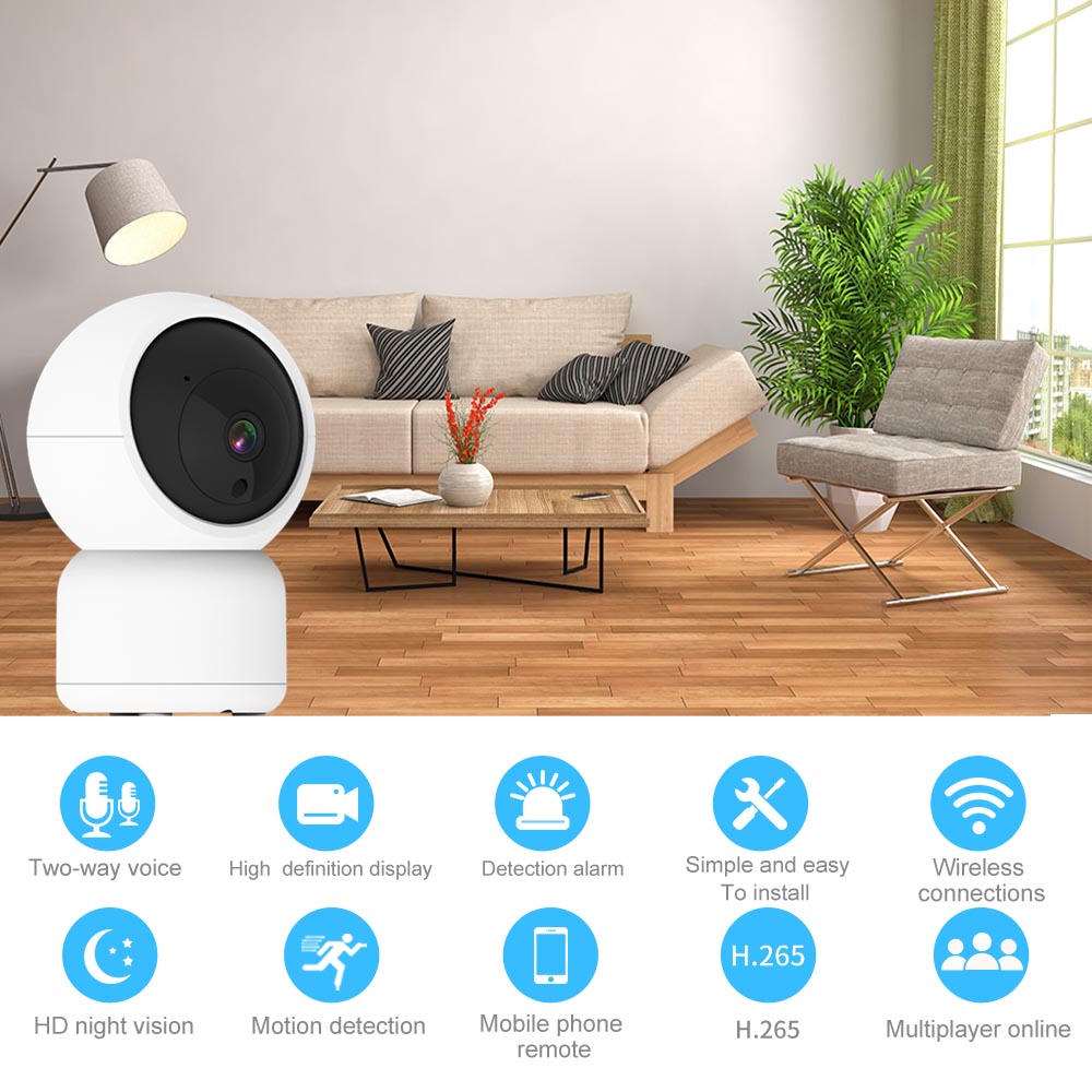 CAMARA DE SEGURIDAD ROBÓTICA ICSEE INTERIOR PARA MASCOTAS Y NIÑOS 3MP