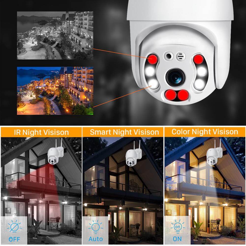 CAMARA PTZ IP 5MP 4X DIGITAL 2.5 PULGADAS