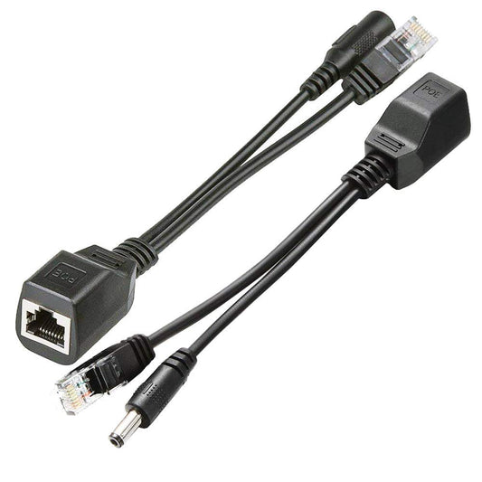 PAR DE INYECTOR POE SPLITTER 12V 50M