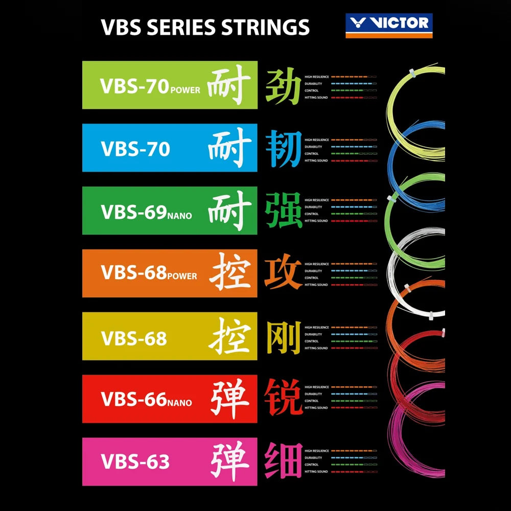 Cuerdas Badminton Victor VBS-70 String