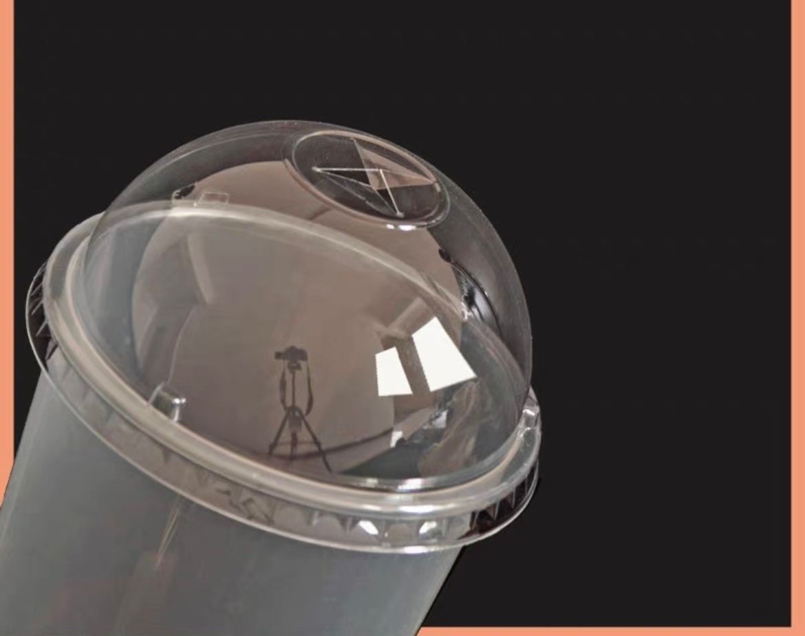 VASOS C/TAPA DOMO PP RECICLABLES 700ML DE BUBBLE TEA 1000UND