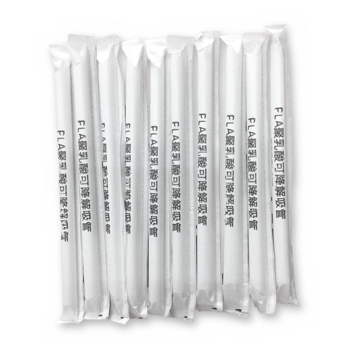 BOMBILLA PLA PARA VASOS PP 500ML COMPOSTABLE 1.2CMX19CM 2000 UNIDADES