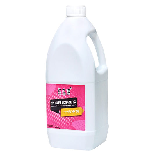 Syrup Concentrado O Jarabe Durazno De Bubble Tea 2,5lts Epa
