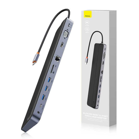 HUB ADAPTADOR BASEUS ELITEJOY GEN2 11 PUERTOS TIPO C