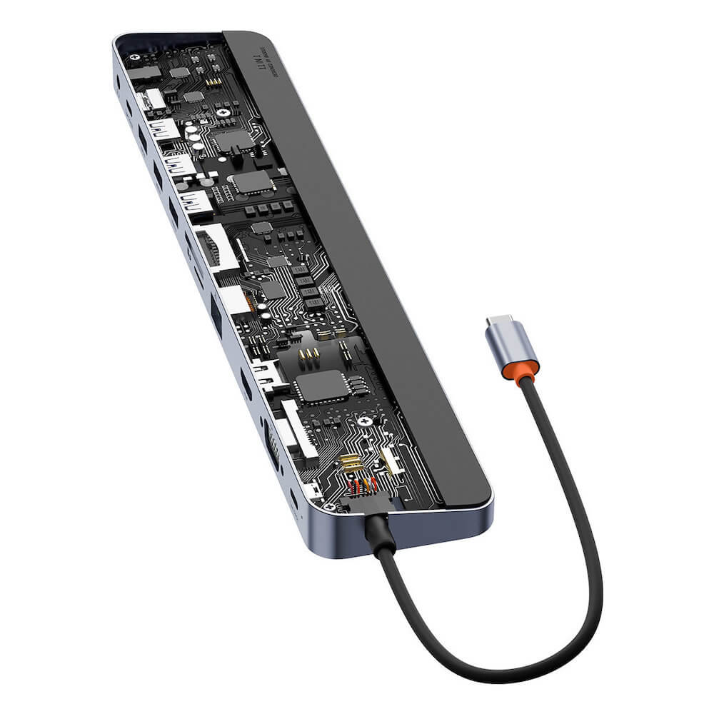 HUB ADAPTADOR BASEUS ELITEJOY GEN2 11 PUERTOS TIPO C