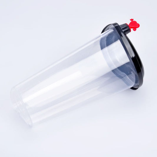VASOS BUBBLE TEA PP EN FORMA CORAZON REUTILIZABLE 700cc x500UND