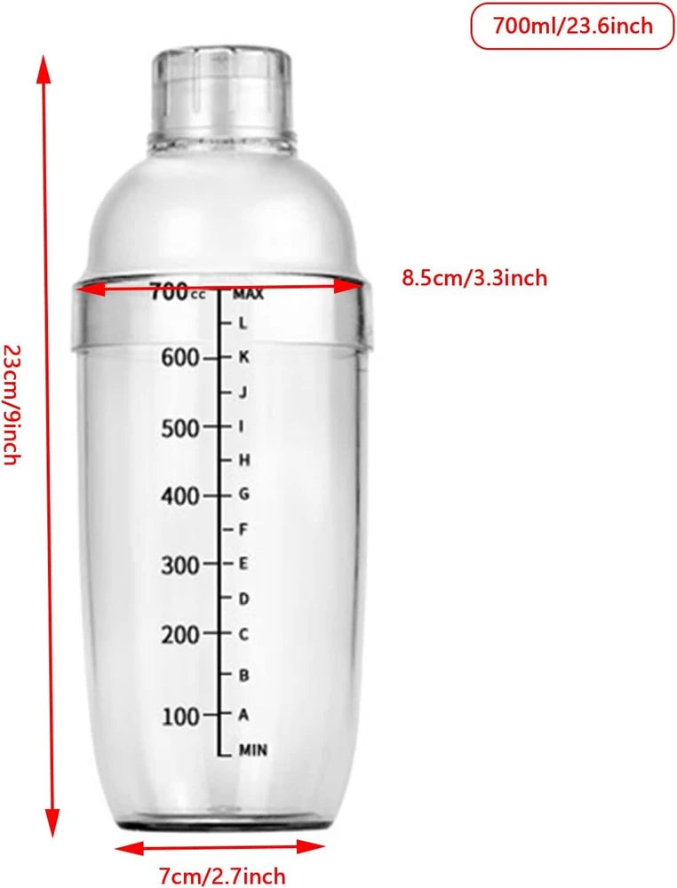 Vaso Sheker Para Bubble Tea De 700cc